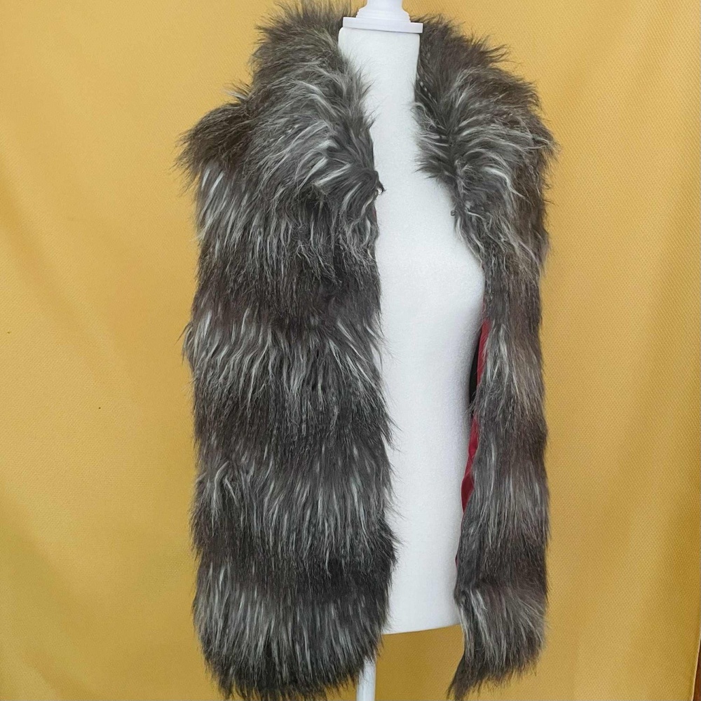 Anthropologie Jack by BB Dakota Faux fur vest - M/L Boho Chic Y2K
